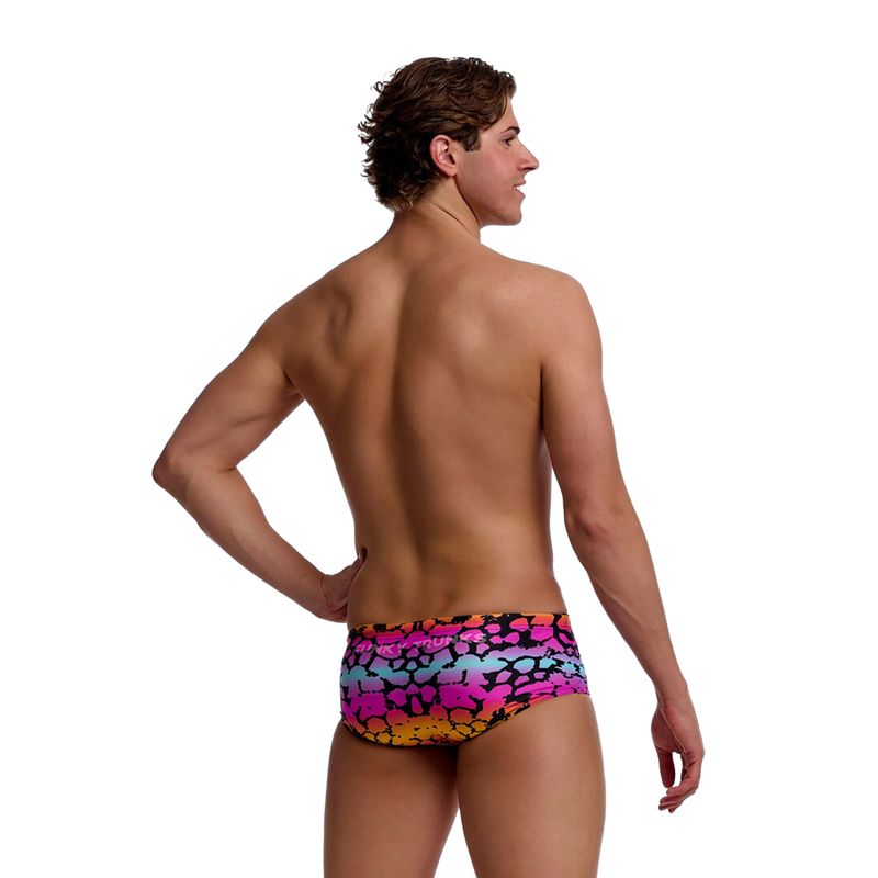 Pánske plavecké boxerky Funky Trunks Sidewinder Trunks wild animal 2