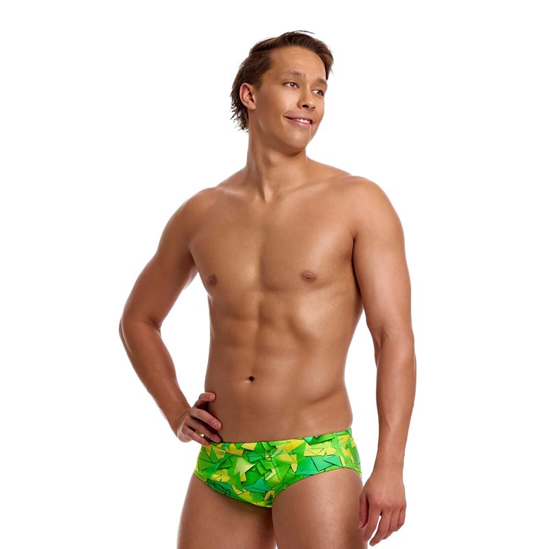 Pánske plavecké slipy Funky Trunks Seamed Briefs try tonic 2