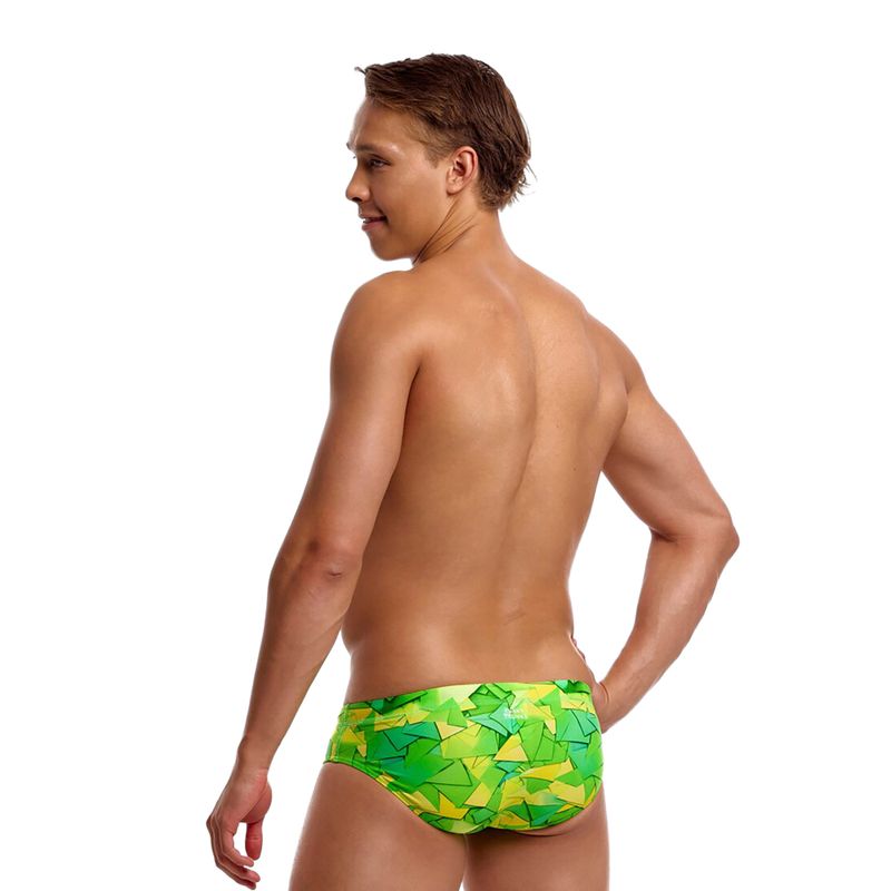 Pánske plavecké slipy Funky Trunks Seamed Briefs try tonic 3