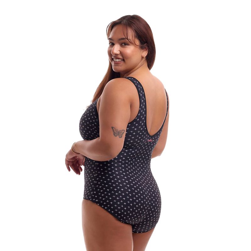Dámske jednodielne plavky Funkita Zip Front One Piece be positive 2