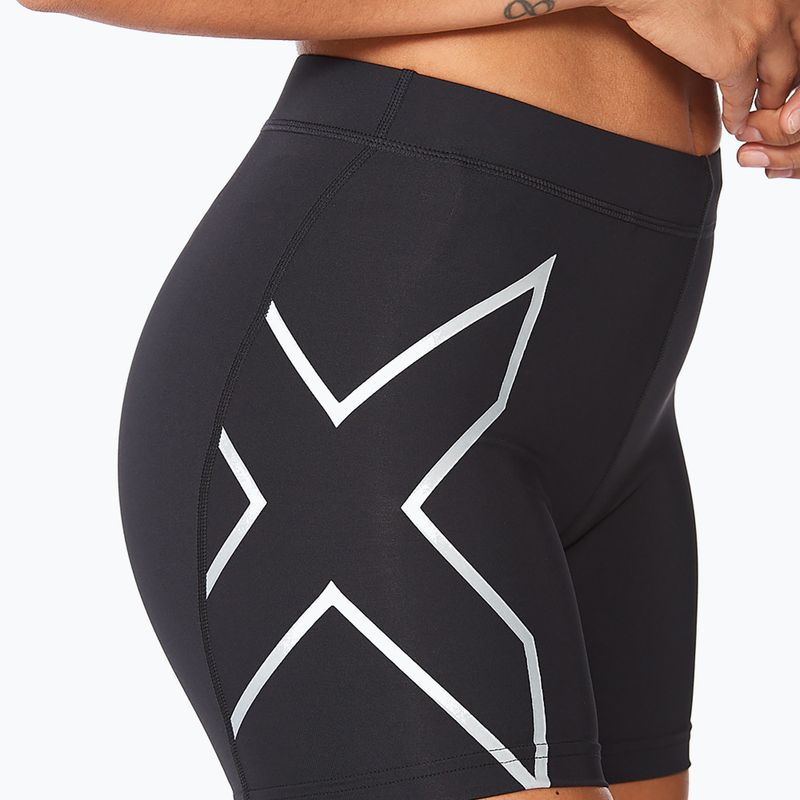 Dámske tréningové šortky 2XU Core Compression 5" black/silver WA4481B 4