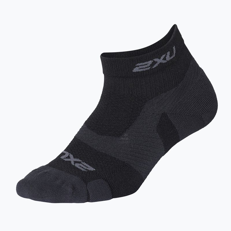 2XU Vectr Lght Cush 1/4 Crew športové ponožky čierne UA5047E