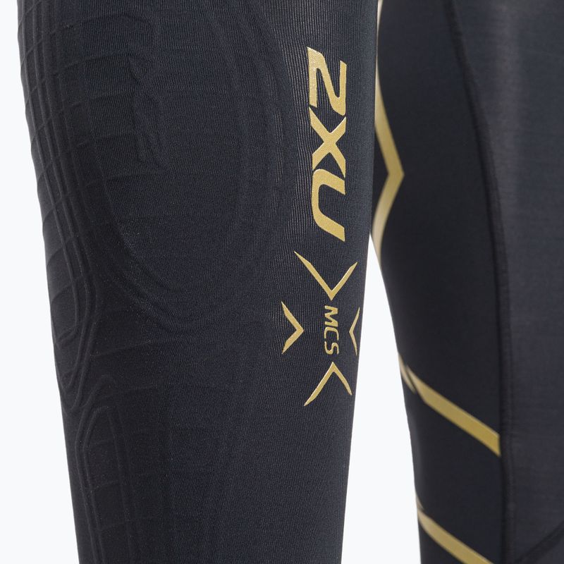 Pánske tréningové legíny 2XU Force Compression black and gold MA5365B 3