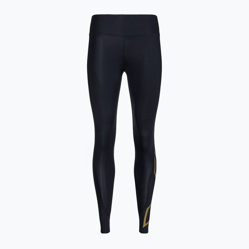 Dámske tréningové legíny 2XU Force Mid-Rise Compression black and gold WA5367B 6