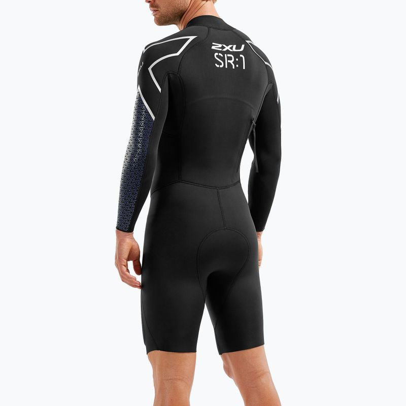 Pánska plavecká pena 2XU Swimrun 1 3/2/1,5 mm čierna MW5479C 8