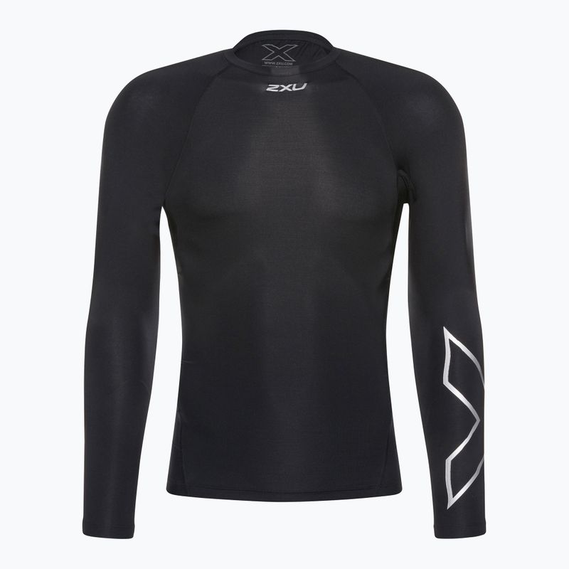 Pánske tréningové tričko s dlhým rukávom 2XU Core Compression black MA6398A 4
