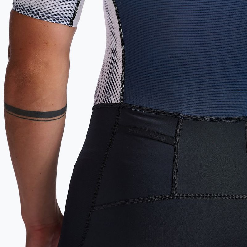 Pánsky triatlonový oblek 2XU Light Speed Sleeved midnight/white 5