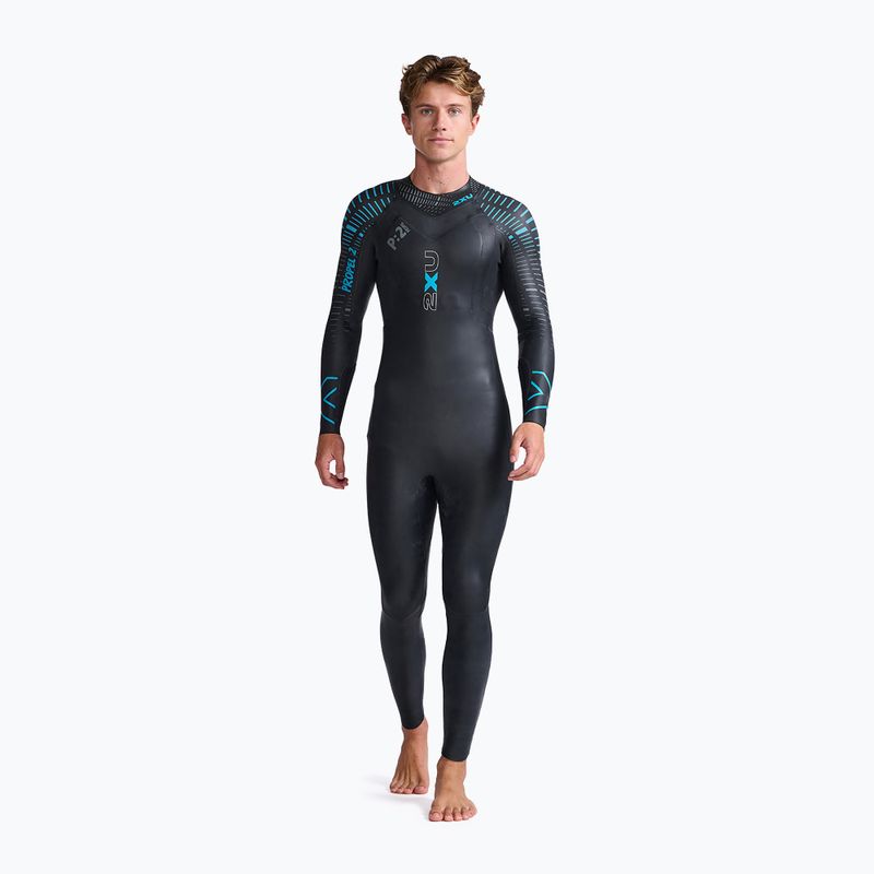 Pánsky triatlonový neoprén 2XU Propel 2 black/aloha