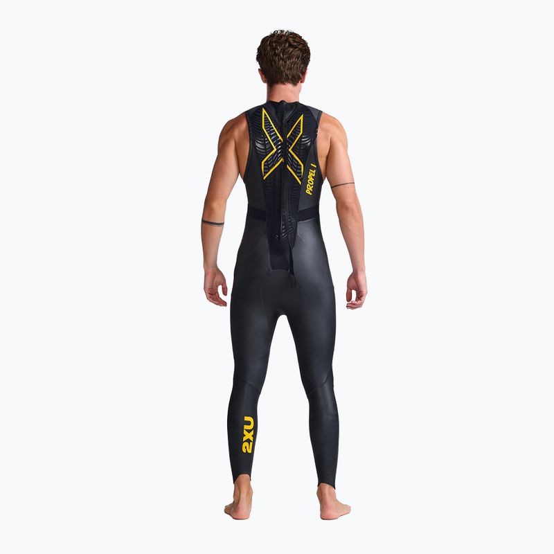 Pánska triatlonová kombinéza 2XU Propel:1 black/ambition MW4992C 2
