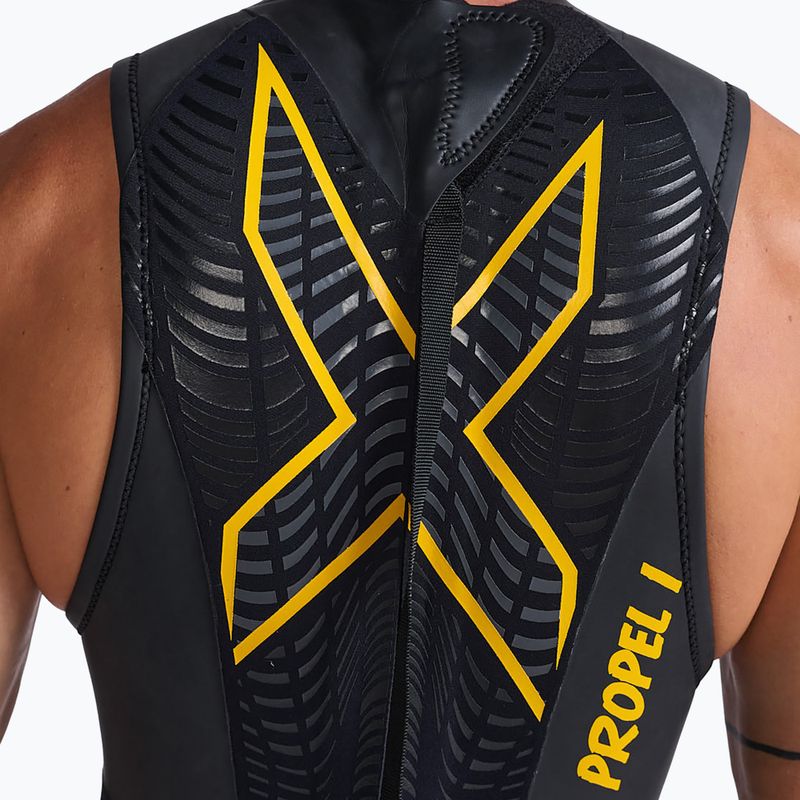 Pánska triatlonová kombinéza 2XU Propel:1 black/ambition MW4992C 4