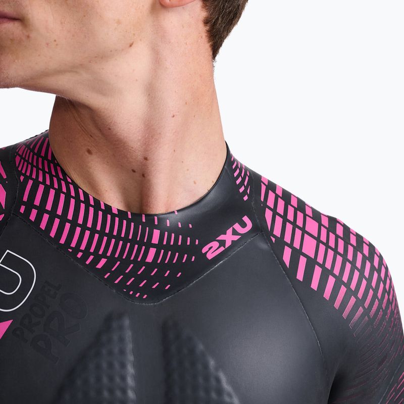 Pánsky triatlonový neoprén 2XU Propel PRO 3 mm black/punk pink 6