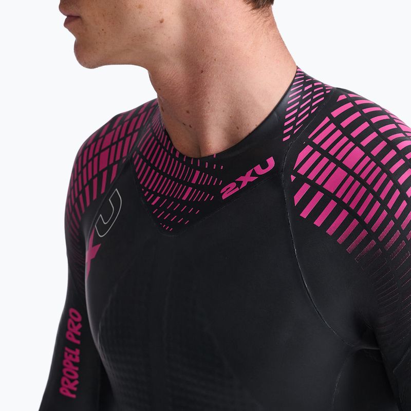 Pánsky triatlonový neoprén 2XU Propel PRO 3 mm black/punk pink 7