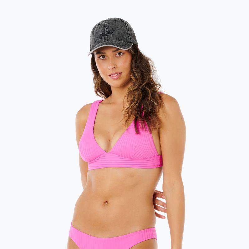 Vrchný diel dámskych plaviek Rip Curl Premium Surf D-Dd Deep V super pink
