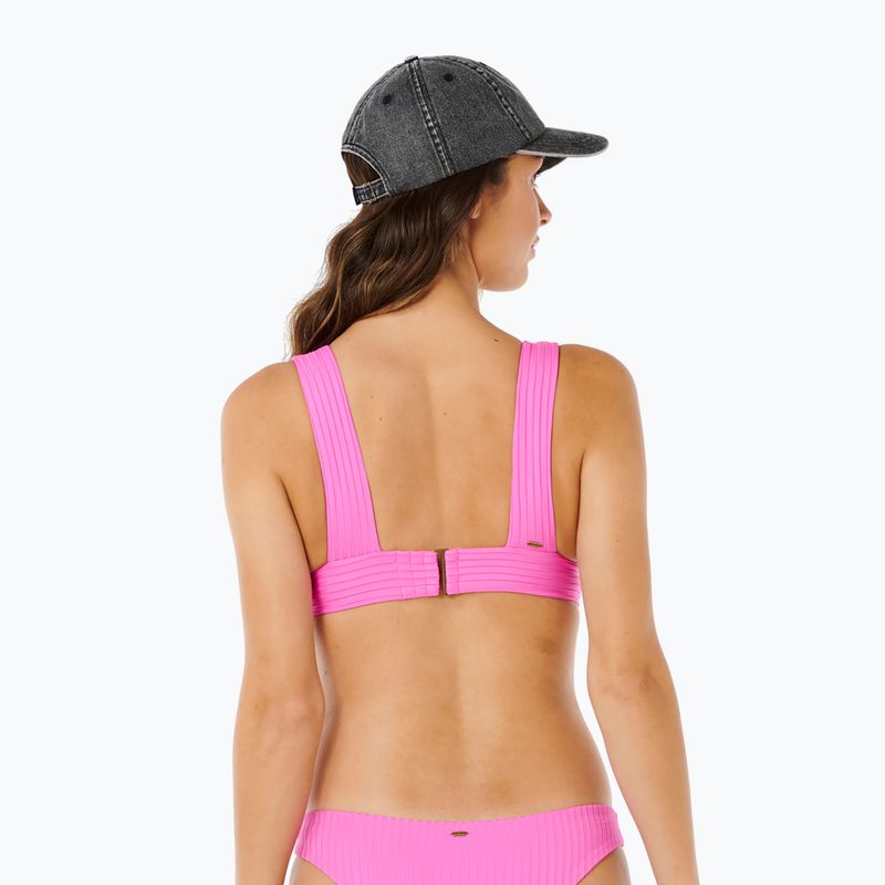 Dámske dvojdielne plavky Rip Curl Premium Surf D-Dd Deep V super pink 3