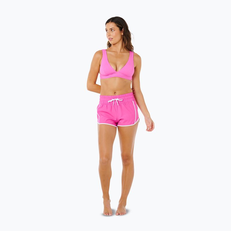 Dámske plavkové šortky Rip Curl High Waist Retro Volley 3" super pink 2