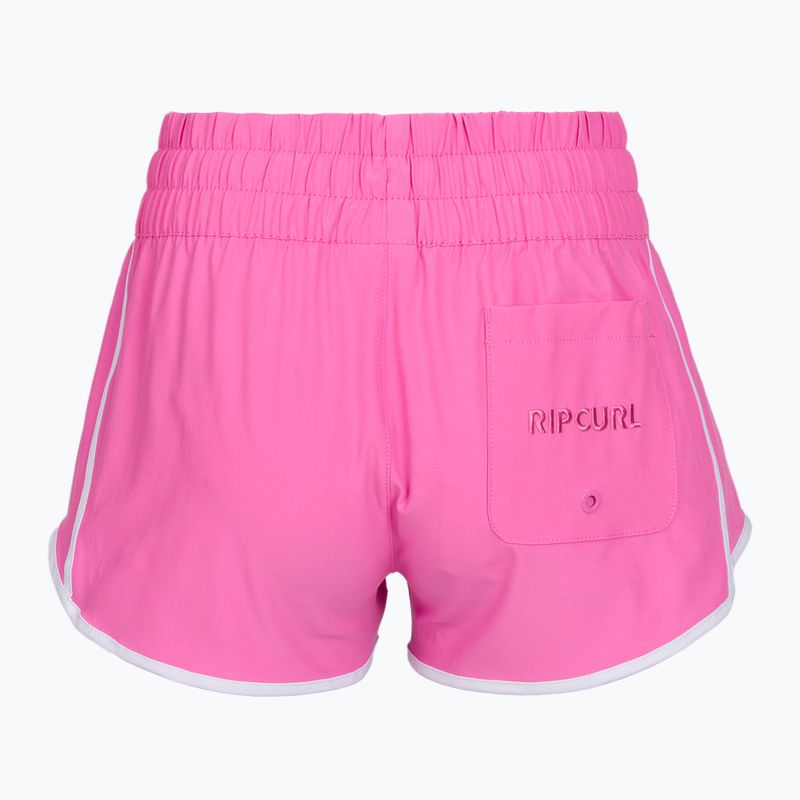 Dámske plavkové šortky Rip Curl High Waist Retro Volley 3" super pink 7