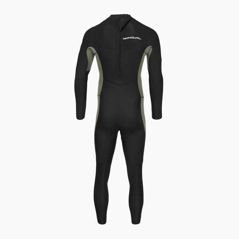 Pánsky plavecký neoprén Rip Curl Dawn Patrol 4/3mm Back Zip deep cactus 3