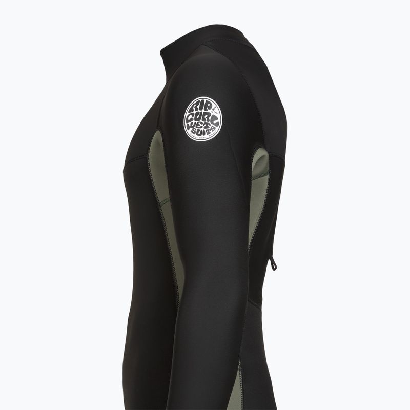 Pánsky plavecký neoprén Rip Curl Dawn Patrol 4/3mm Back Zip deep cactus 6