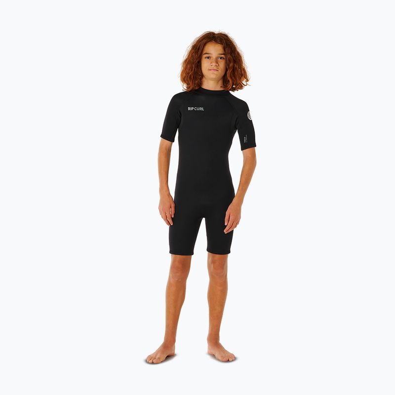Detský plavecký neoprén Rip Curl Trad 2/2mm Back Zip Springsuit black 4