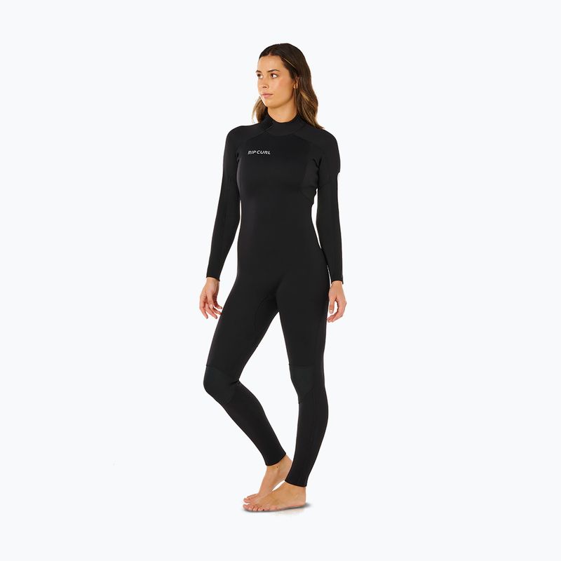 Dámsky plavecký neoprén Rip Curl Trad 3/2 mm Back Zip black 3