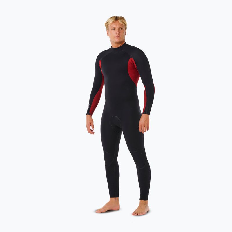 Pánsky plavecký neoprén Rip Curl Trad 4/3 mm Back Zip black 4
