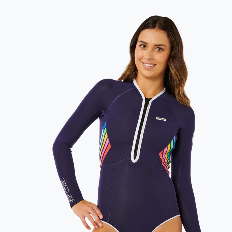 Dámsky plavecký neoprén Rip Curl G-Bomb 1.5 mm Full Zip Springsuit dark navy 5