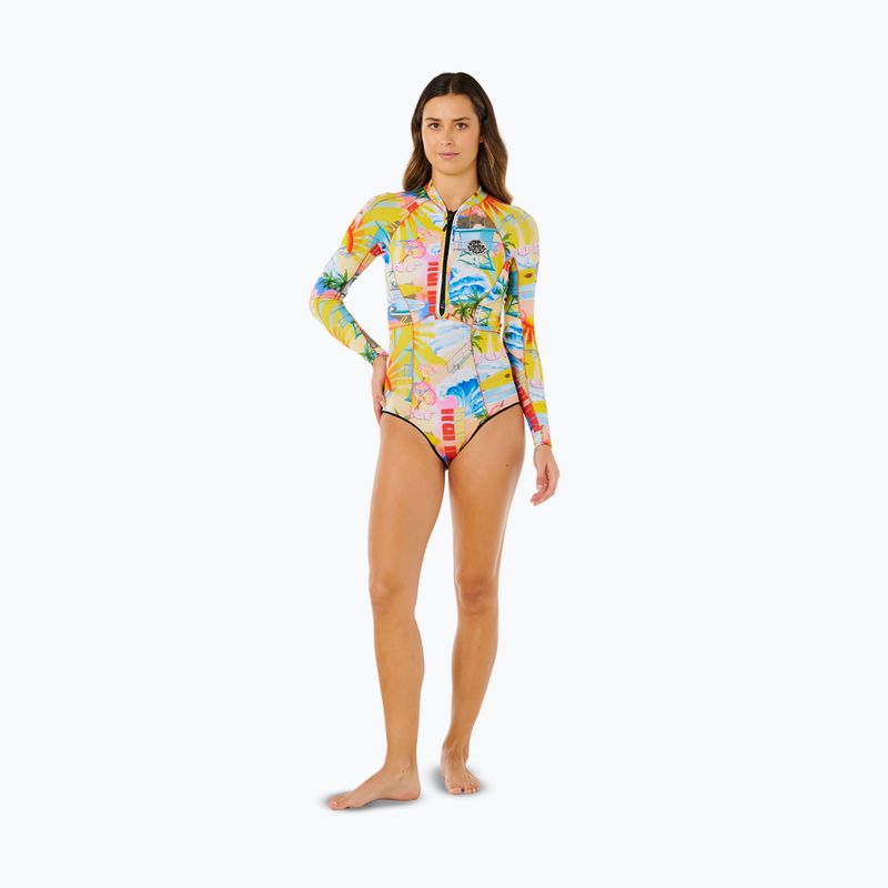 Dámsky plavecký neoprén Rip Curl G-Bomb 1.5 mm Full Zip Springsuit multicolor 2