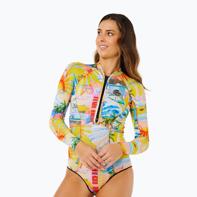 Dámsky plavecký neoprén Rip Curl G-Bomb 1.5 mm Full Zip Springsuit multicolor 5