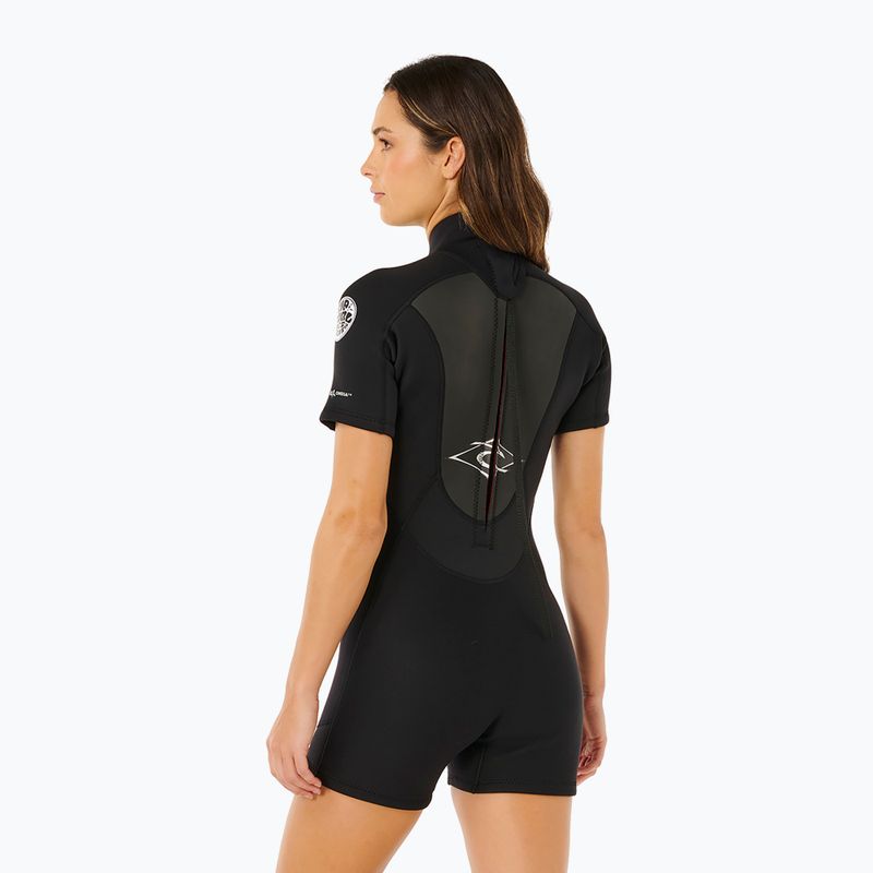 Dámsky plavecký neoprén Rip Curl Omega 2/2 mm Back Zip Springsuit black 3