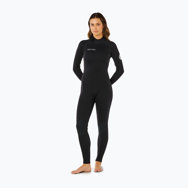 Dámsky plavecký neoprén Rip Curl Trad 4/3 mm Back Zip black 4