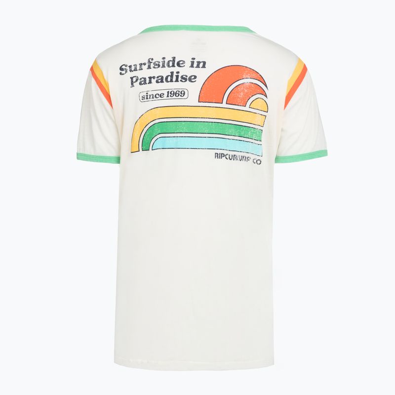 Dámske tričko Rip Curl Surf Side Ringer bone 2