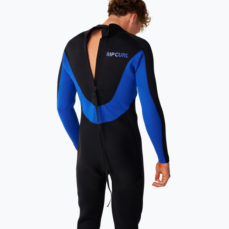 Pánsky plavecký neoprén Rip Curl Trad 3/2 mm Back Zip black/blue 5