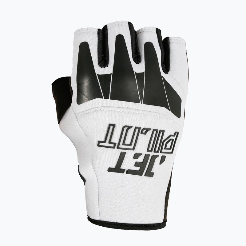 Rukavice na vodné športy Jetpilot Vault Short Finger Race white 2