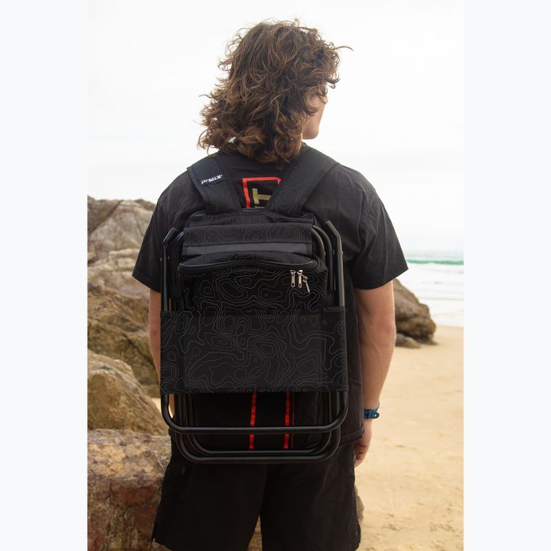 Batoh so stoličkou Jetpilot Back Rest Chilled Seat Bag black 2