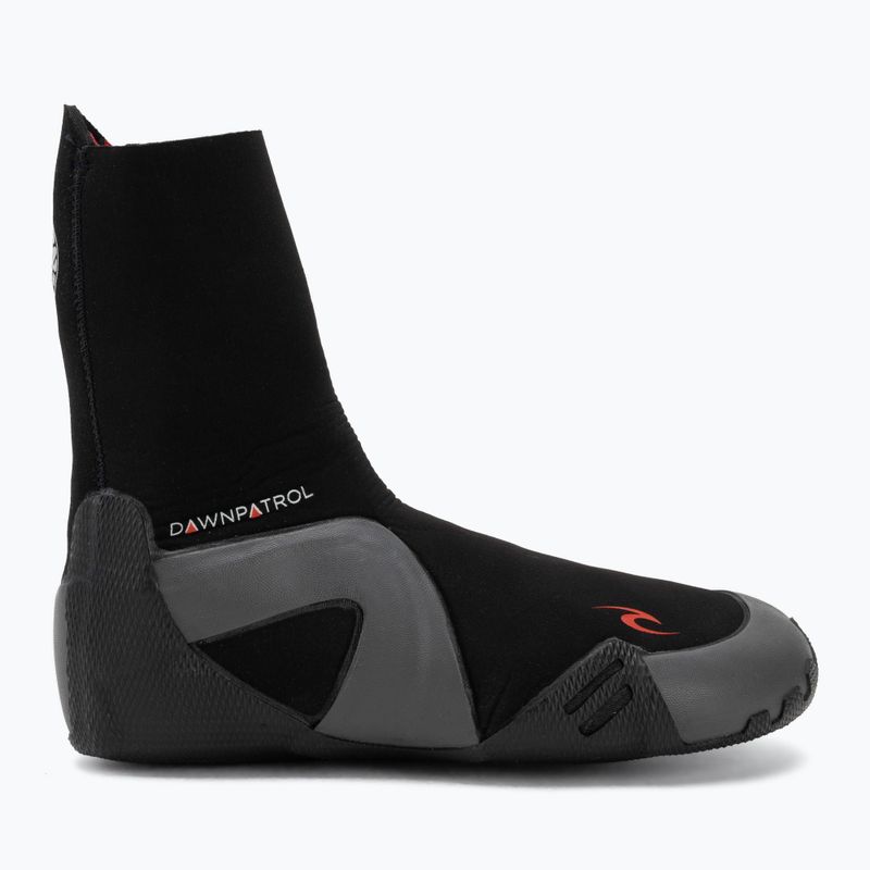 Pánske neoprénové topánky Rip Curl Dawn Patrol 5 mm Round Toe black 2