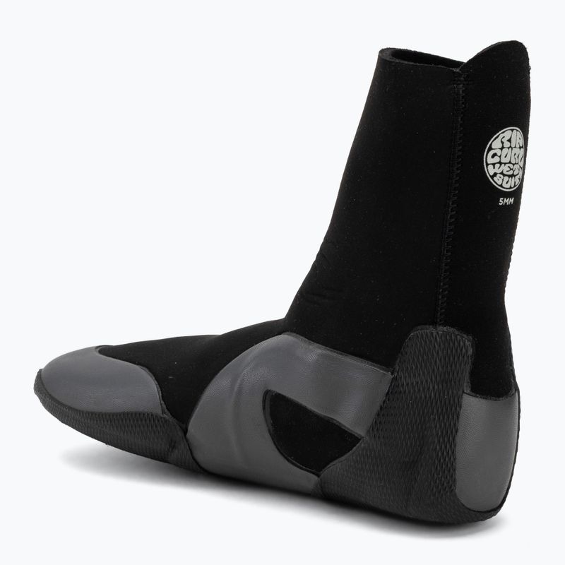 Pánske neoprénové topánky Rip Curl Dawn Patrol 5 mm Round Toe black 3