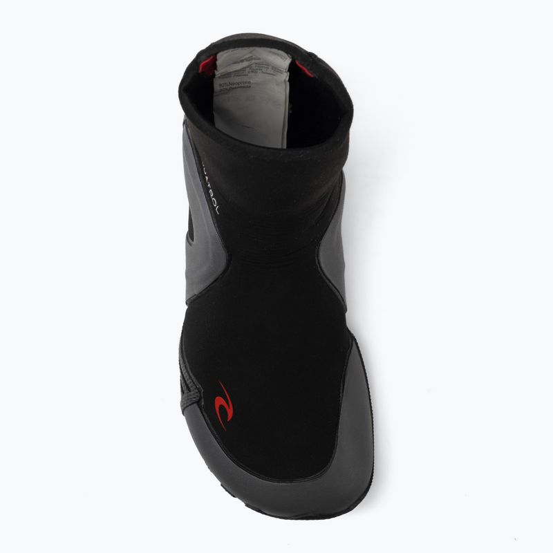 Pánske neoprénové topánky Rip Curl Dawn Patrol 5 mm Round Toe black 6