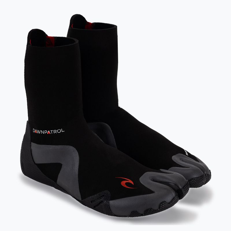 Rip Curl Dawn Patrol S/Toe 90 3mm neoprénové topánky black WBO7AD 5