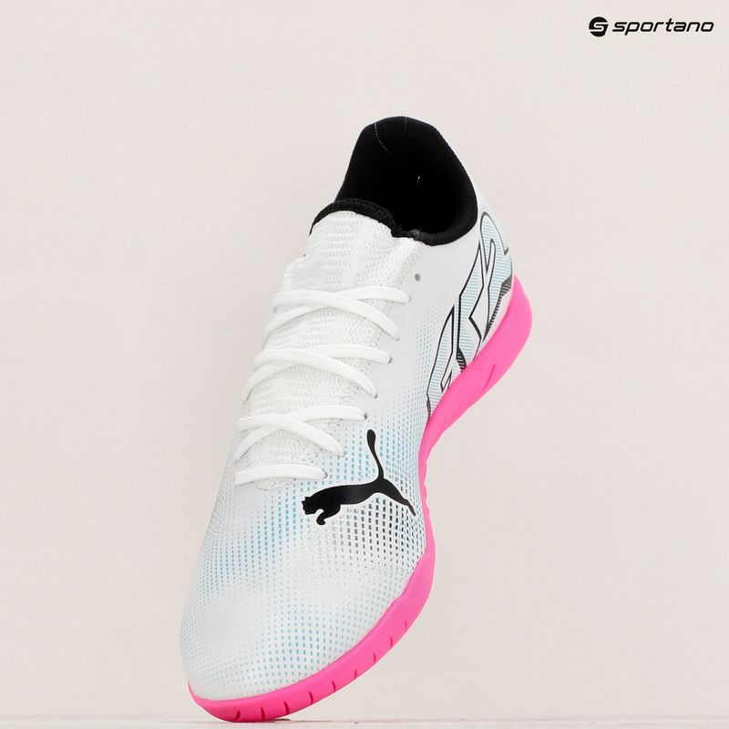 Futbalová obuv PUMA Future 7 Play IT puma white/puma black/poison pink 9