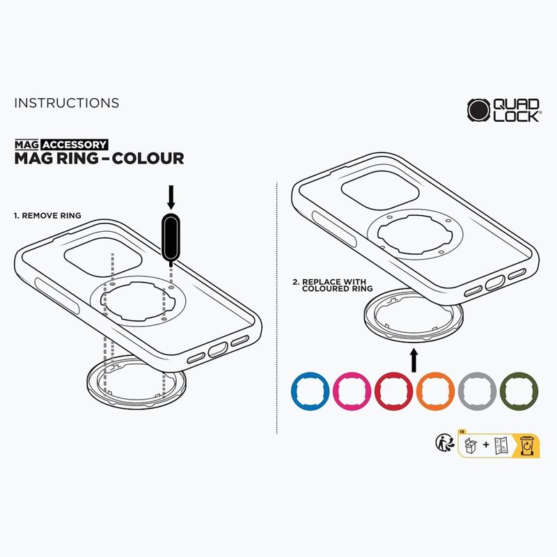 Puzdro na telefón Quad Lock Original Case Samsung Galaxy S22 black 2