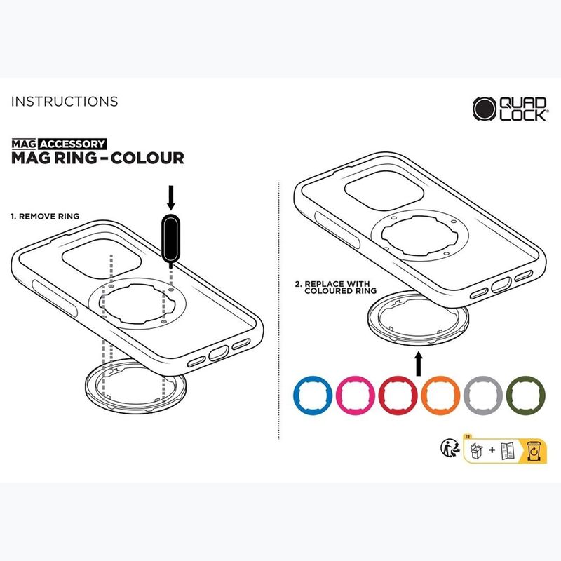 Puzdro na telefón Quad Lock Mag Case Samsung Galaxy S25+ black 2