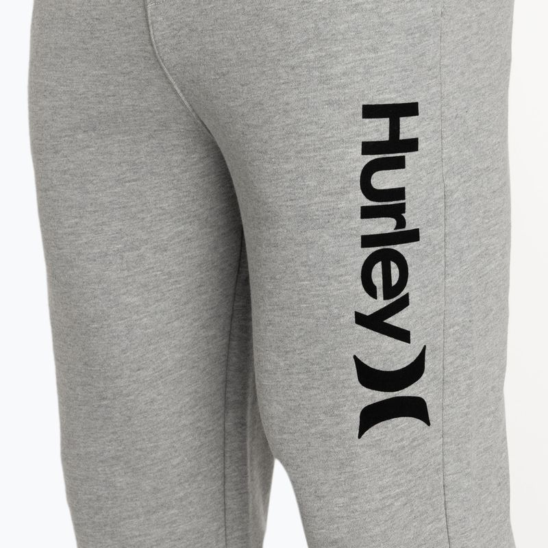 Pánske nohavice Hurley O&O Track dark heather grey 3