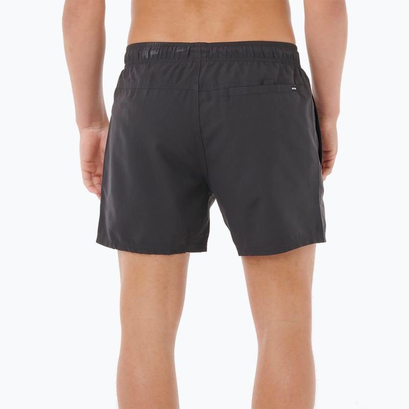 Pánske plavecké šortky Rip Curl Offset Volley black CBOLQ4 3