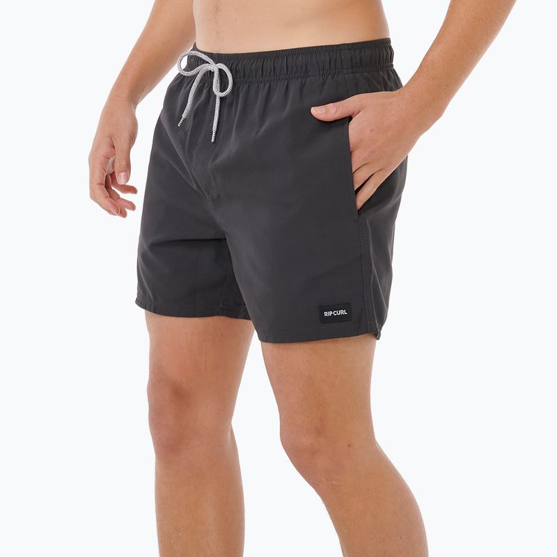Pánske plavecké šortky Rip Curl Offset Volley black CBOLQ4 5
