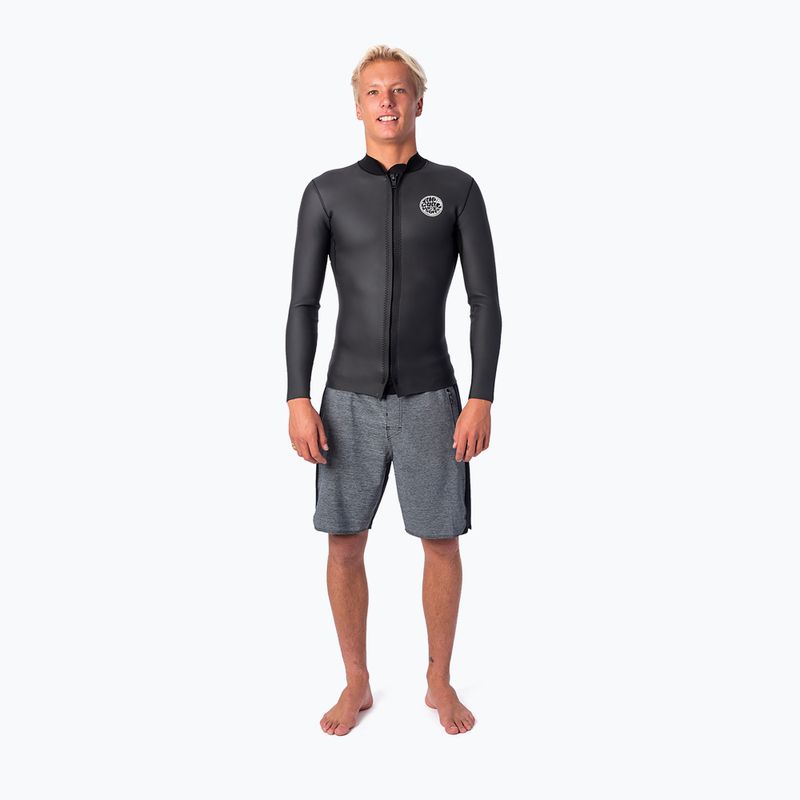 Rip Curl Dawn Patrol pánske neoprénové tričko 1,5 m čierne WVE9MM