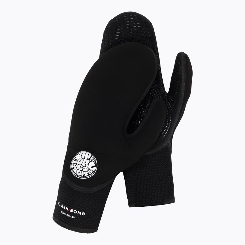 Rip Curl Flashbomb 90 7/5mm pánske neoprénové rukavice čierne WGLYFF
