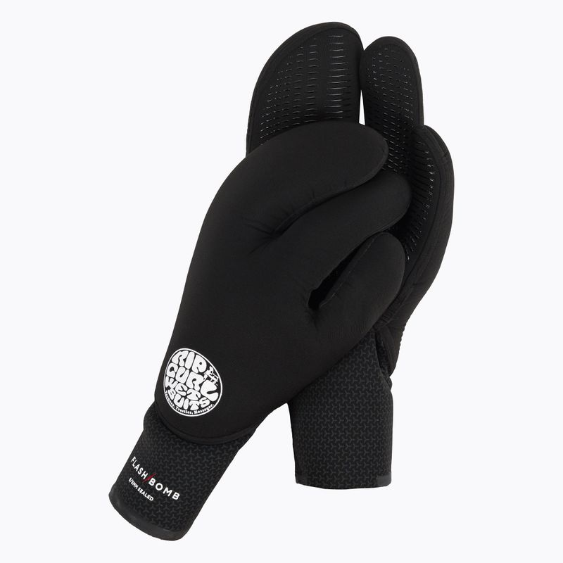 Rip Curl Flashbomb 3 Finger 90 5/3mm pánske neoprénové rukavice black WGLYEF