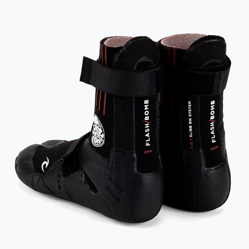 Rip Curl Flashbomb Hid.Split/Toe 90 5mm neoprénové topánky black WBOYIF 3