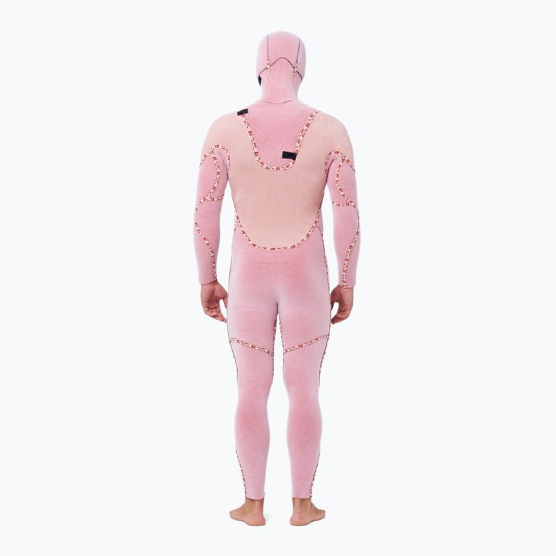 Pánsky plavecký neoprén Rip Curl Flashbomb Heatseeker 5/4mm Hooded Zip Free black 5