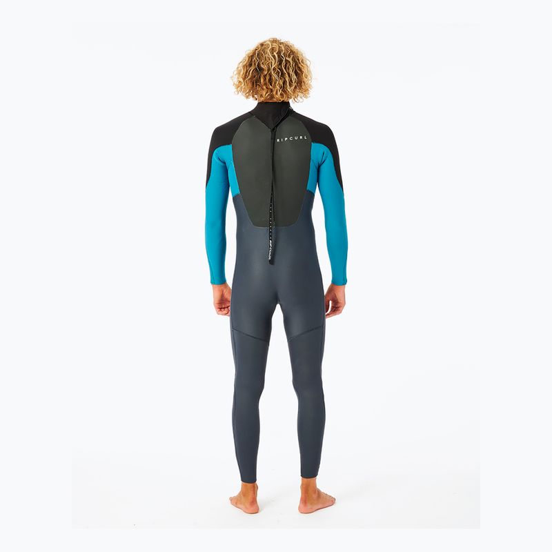 Pánska plavecká pena Rip Curl Omega 5/3 mm GB B/Zip 7 sivomodrá 113MFS 2